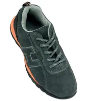 Reis Schutzschuhe Sicherheitsschuhe Arbeitsschuhe Sicherheitsschuh mit Stahlkappe grau/orange Gr. 36-48 (48)