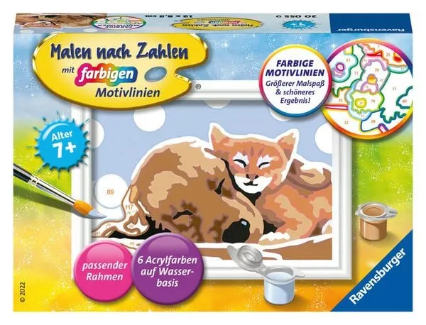 Preisvergleich Produktbild Ravensburger - Malen nach Zahlen - Tierliebe