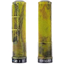 DMR Death Grip 2 Fahrradgriffe Flangeless Gelb/Grün/Schwarz