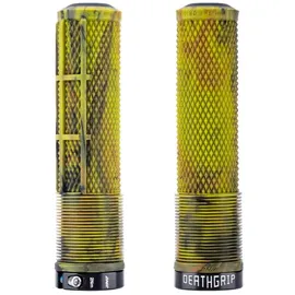 DMR Death Grip 2 Fahrradgriffe Flangeless Gelb/Grün/Schwarz