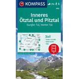 Kompass Wanderkarte 042 Inneres Ötztal und Pitztal, Gurgler Tal, Venter Tal 1:25.000