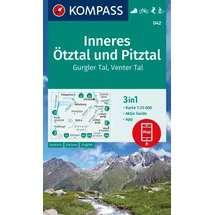 Kompass Wanderkarte 042 Inneres Ötztal und Pitztal, Gurgler Tal, Venter Tal 1:25.000