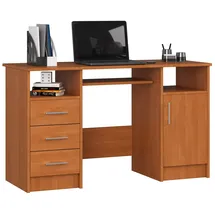 akord furniture factory AKORD ANA in der Farbe Erle mit 3 Schubladen und 5 Ablagen B124 x H74 x T52 cm - Bronze