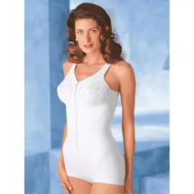 SUSA Hosencorselet ohne Bügel Classics in weiß | Gr. 90, Cup D, 60% Polyamid, 25% Elasthan, 15% Baumwolle, unifarben, Bodies