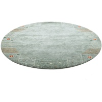 Roller Teppich DENVER - grau - Schurwolle - Ø 150 cm