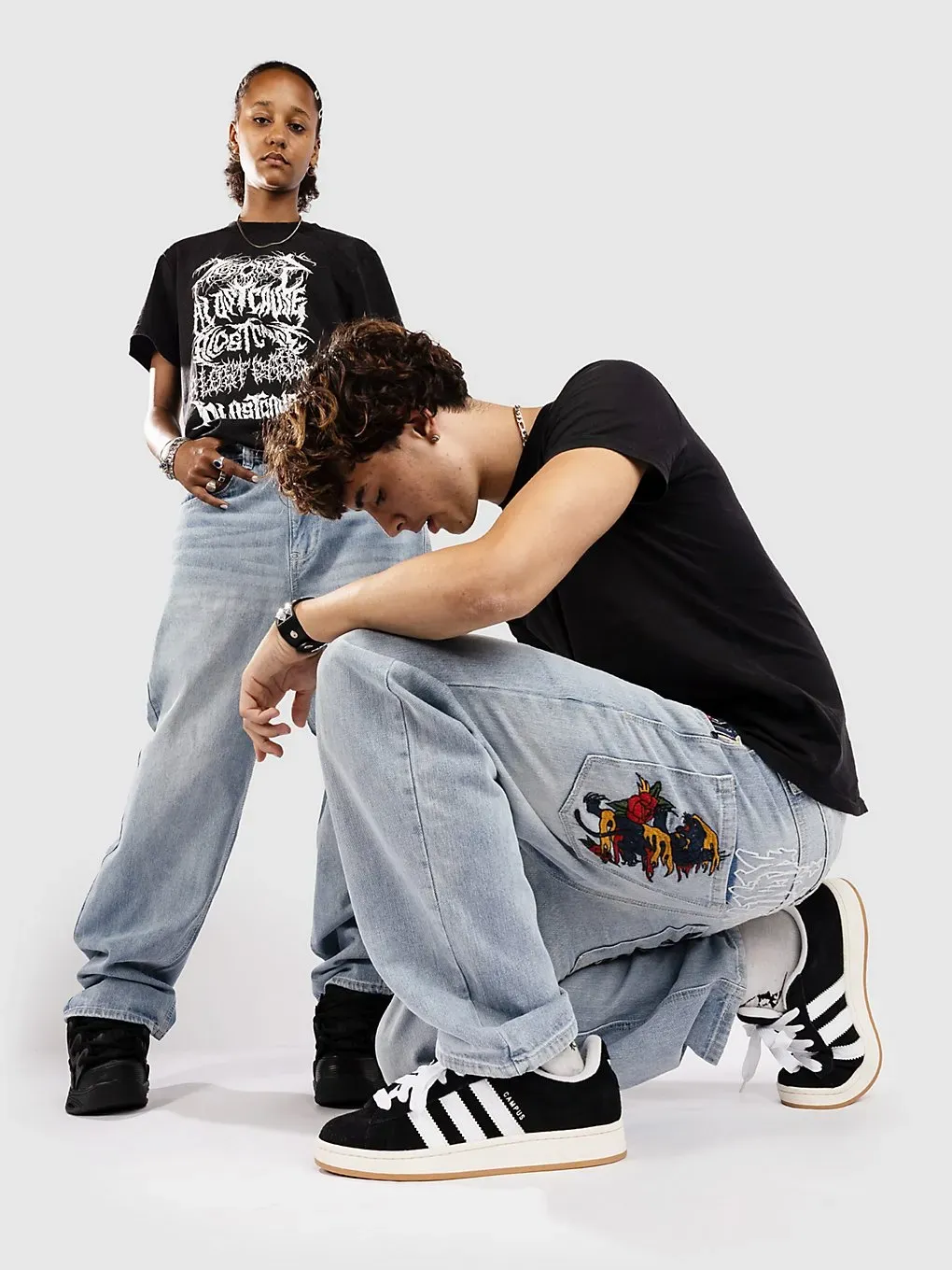 Ninth Hall Ambush Ember Baggy Jeans light blue Gr. 30