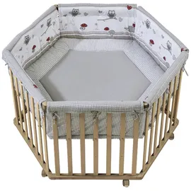 roba Cosiplay 6-eckig 106 x 121 cm natur Bodenfarbe adam & eule