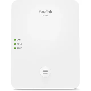 Yealink W80DM - Schnurloses -IP-Mehrzellensystem (-Manager), Telefon, Weiss