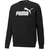 Puma Herren ESS Big Logo Crew FL Sweatshirt schwarz, XL