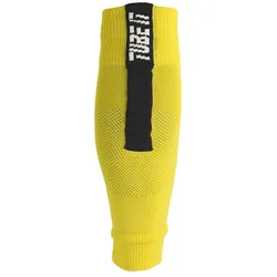 uhlsport TUBE IT Fußball Sleeve-Stutzen limonengelb/schwarz 28-32