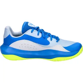 Under Armour Herren Basketballschuhe Lockdown 7 Low, leichter Basketball Schuh, robuste Sportschuhe für Outdoor- und Hallensport, atmungsaktive Turnschuhe,Blue Calm / Blue Atlantis / High Vis Yellow,43