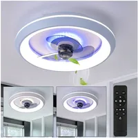 GLOBO LED Deckenventilator, weiß, CCT, Fernbedienung, 48 cm