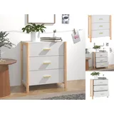 vidaXL Sideboard Weiß 62x38x70 cm Holzwerkstoff