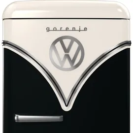 Gorenje OBRB615DBK Retro-Kühlschrank (247 l, 1525 mm hoch, Schwarz)
