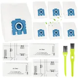 5 Stück Staubsaugerbeutel Filtern Kompatibel mit Miele HyClean GN Staubsauger,für Miele Staubsauger Staubbeutel kompatibel mit Miele Classic C1, Complete C2 C3, S400i, S600, S800, S2000, S5000, S8000