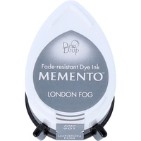 Tsukineko Memento Dew Drop Dye inkpad-London Fog