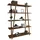 JV Möbel Bücherregal 30 x 145 x 115 cm Braun