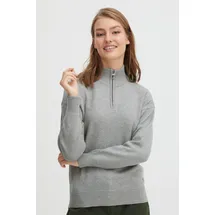 Oxmo Rollkragenpullover Grau S