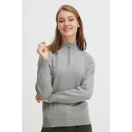 Oxmo Rollkragenpullover Grau S