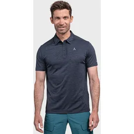 Schöffel Herren Polo Shirt Tauron M, kreislauffähiges Wandershirt, schnell trocknendes, leichtes Poloshirt mit fast 100 % Recyclingfähigkeit, navy blazer, 54