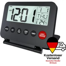 MMobiel Reisewecker schwarz