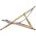 ECD Germany Sonnenliege 100 x 83 x 57,5 cm Blau
