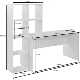 FineBuy Schreibtisch Michelle
