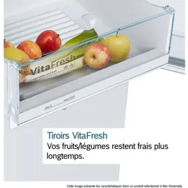 Bosch Serie 4 KSV36VLDP Kühlschrank (346 l, 1860 mm hoch, Inoxlook)