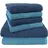 Handtuchset 6-tlg. blau/türkis