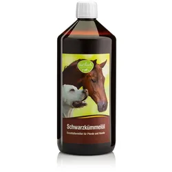 Sanct Bernhard tierlieb Schwarzkümmelöl für Pferde und Hunde 1000 ml
