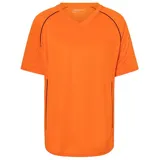 James & Nicholson Team T-Shirt JN386" - James & Nicholson Orange/Black XXL"