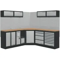Kraftwerk Mobilio 5er Kombi, Unterschranke, Eckschrank, Oberschrank, 3964O