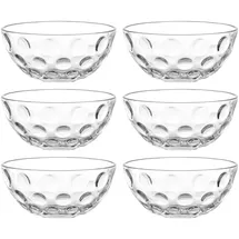 LEONARDO Cucina Optic 066334, Glas, transparent, 10cm, Set, 6 Stück