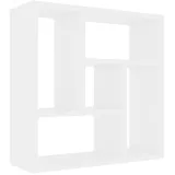 vidaXL Wandregal 45,1 x 16 x 45,1 cm Weiß