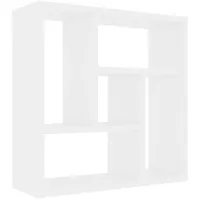 vidaXL Wandregal 45,1 x 16 x 45,1 cm Weiß