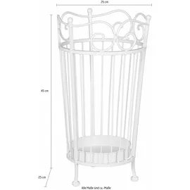 Ambiente Haus Schirmständer weiß