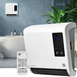 Nedis HTBA20WT Keramik-Heizlüfter HTBA20WT 20 m2 Weiß, Grau