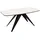 Mirjan24 Ferro 160-198 x 76 x 80 cm schwarz