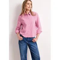 STREET ONE Langarmbluse Seersucker Rosa 42