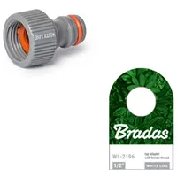 Bradas Hahnstück 1/2 Zoll grau