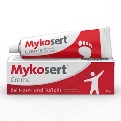 Mykosert Creme bei Haut- und Fusspilz