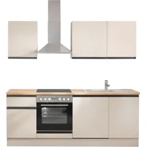 BASIC by Balculina Küchenzeile Nizza 220 cm grau