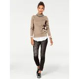 Heine Rollkragenpullover Beige 40