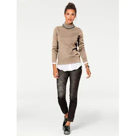 Heine Rollkragenpullover Beige 40