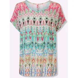 Heine Druckbluse rosé 38