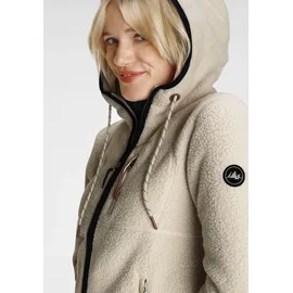 POLARINO Fleecejacke in beige, | Gr. 44,