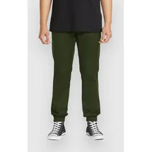 Volcom Frickin Slim Sweatpants dark green Gr. XL