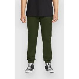 Volcom Frickin Slim Sweatpants dark green Gr. XL