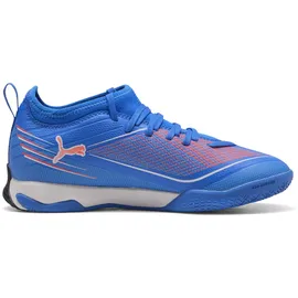 Puma Ultra 6 Match Mid Hallenschuhe Kinder Ultra Blue/Puma White/Glowing Red 34,5