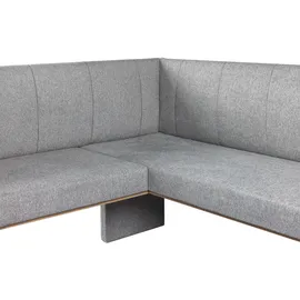 Home Affaire Eckbank HOME AFFAIRE "Nina Küchenbank, Polsterbank, Esszimmerbank, Breite 185x 150 cm", grau (antarctica, dekor eiche ontario), B:185cm H:88cm T:150cm, Polyester, Polyurethan, Spanplatte, Sitzbänke, Eckbank, Moderne Bank in tollen Farben, Anzahl